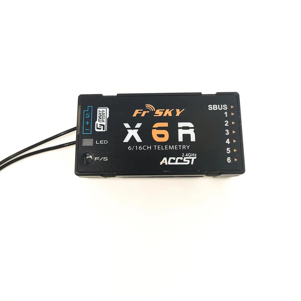 FrSky X6R 2.4G 16CH SBUS Receiver PCB Antenna Smart Port Data Return For Taranis X9D Jumper T16 T18 RC Drone drone antenna receiver antenna