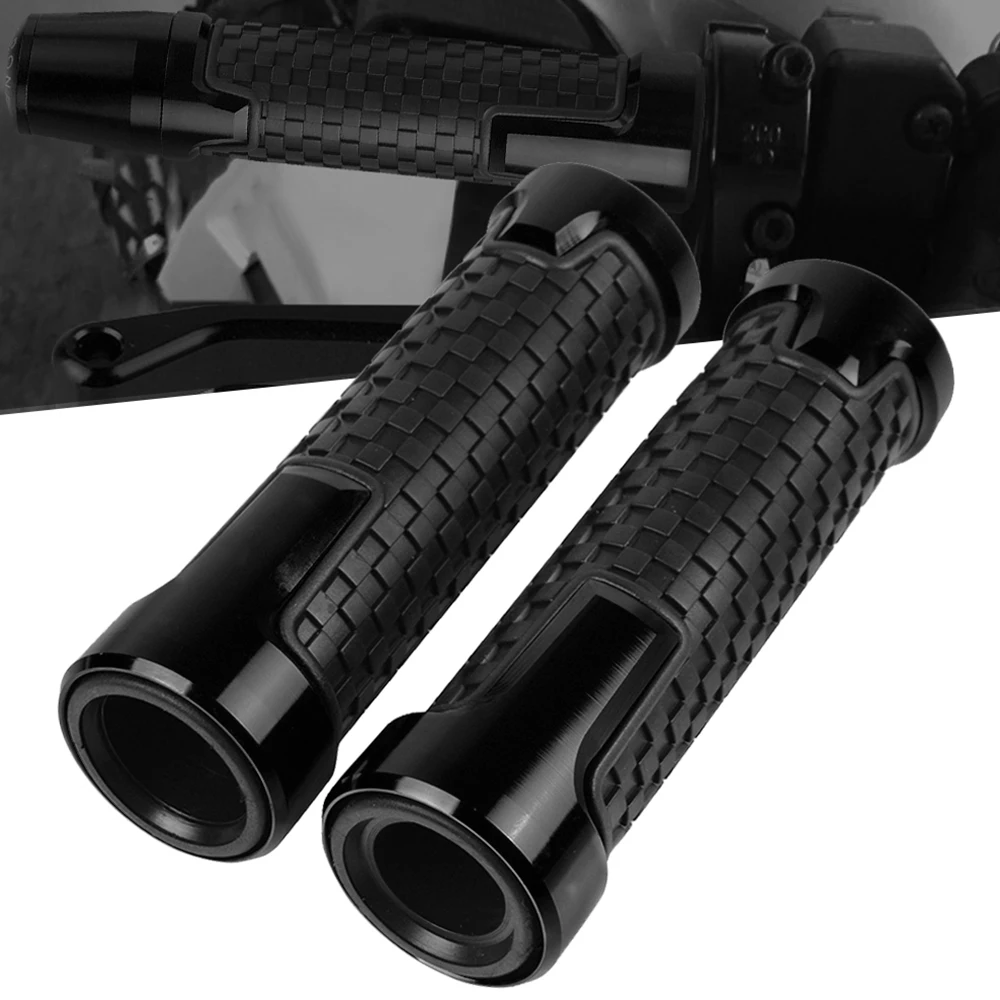Motorcycle 7/8'' 22mm Handle Bar Scooter Handle Grips Handlebar Grip