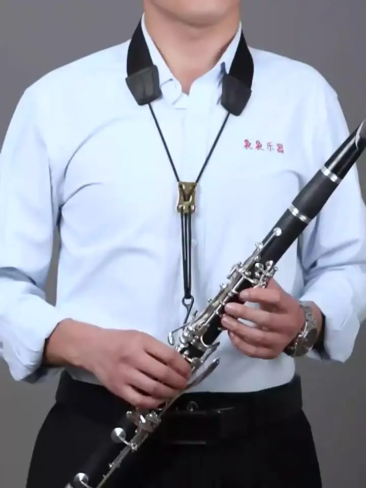Correa Para Cuello De Saxofón, Oboe O Clarinete | Ajustable Y Antideslizante | Para Músicos De Viento Madera