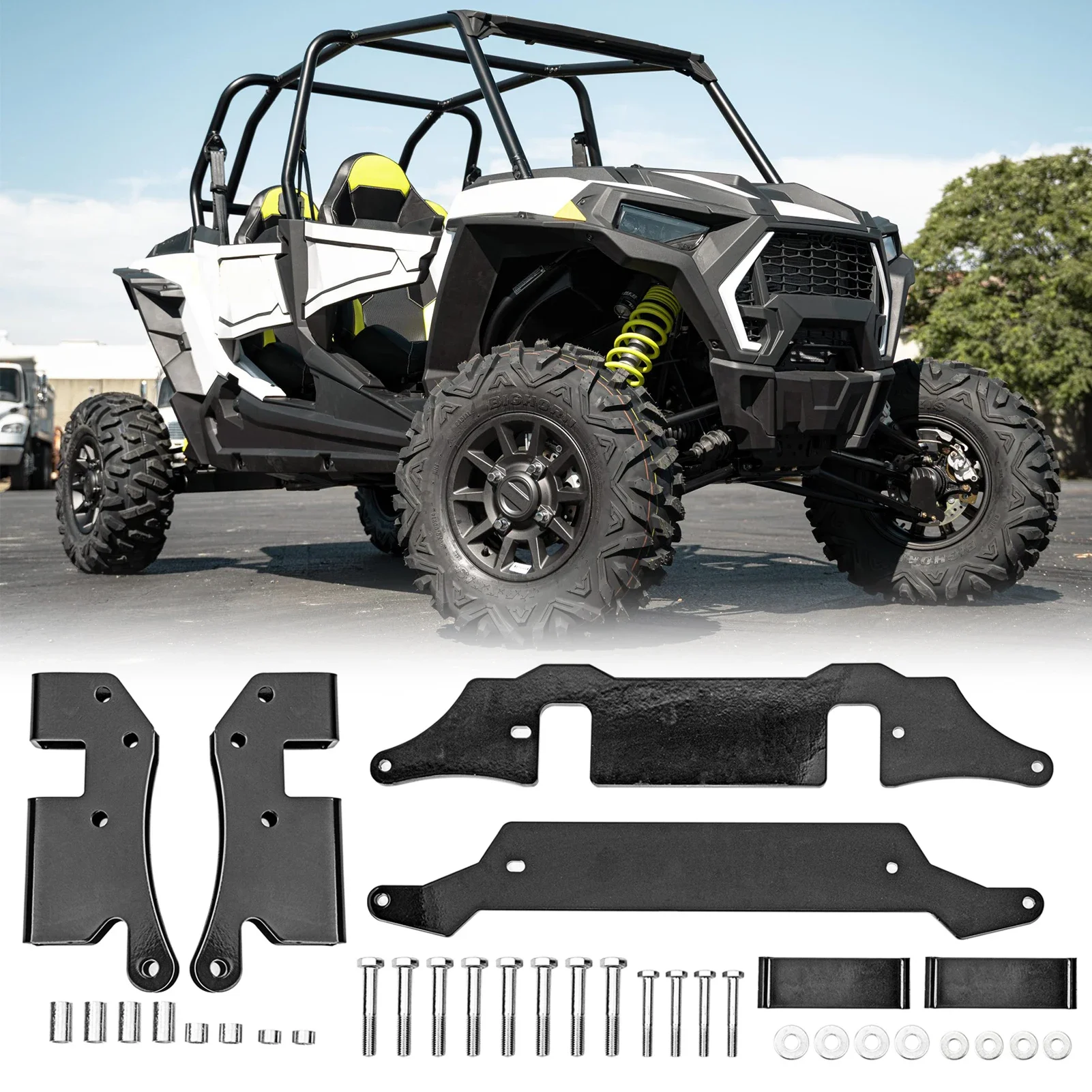 UTV Accessories Front And Rear Suspension 3-5 Inches Lift Kit Rise For Polaris RZR 1000 XP / XP-4 2014-2024 Run Up To 32