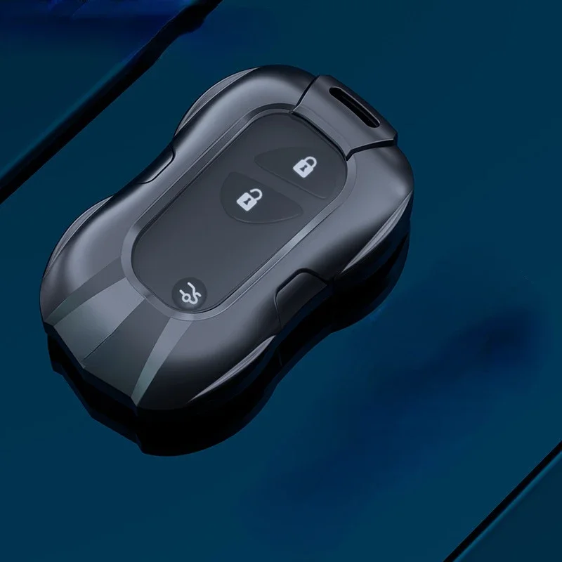 

For Lexus Gx400 Rx350 Ct200 Is250 Es200 Zinc Alloy Temperament Silver Car Key Case Keyless Cover Key Shell Car Accessories