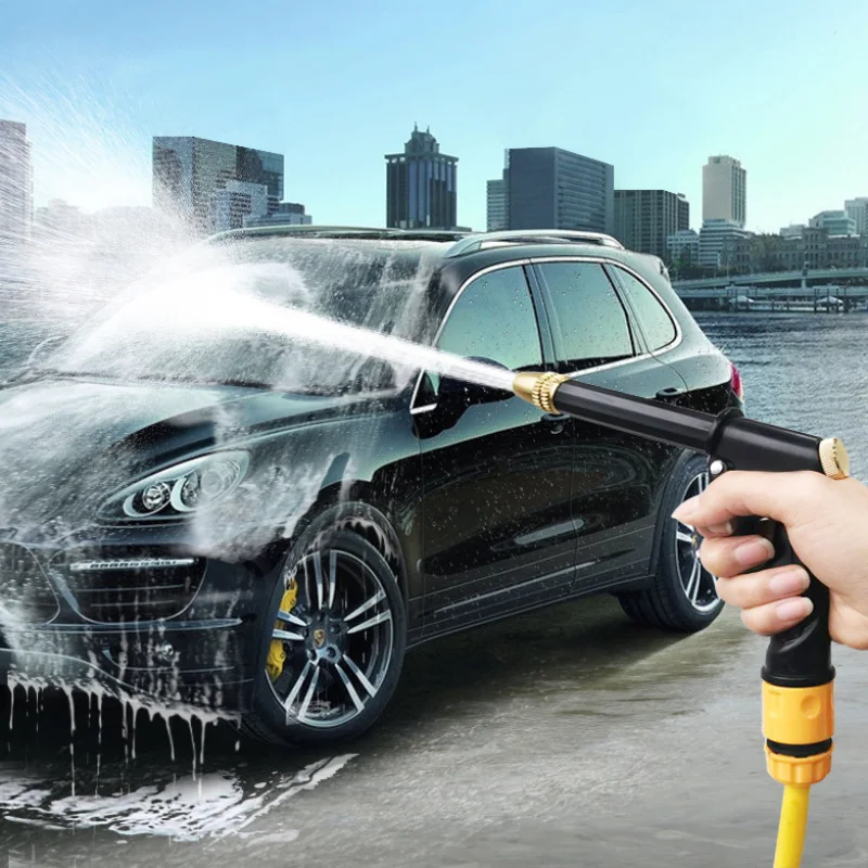

Car Cleaning High Pressure Water Gun Portable Spray Guns Garden Watering Tools Sprinkler Foam Nozzle Adjustable Water Gun