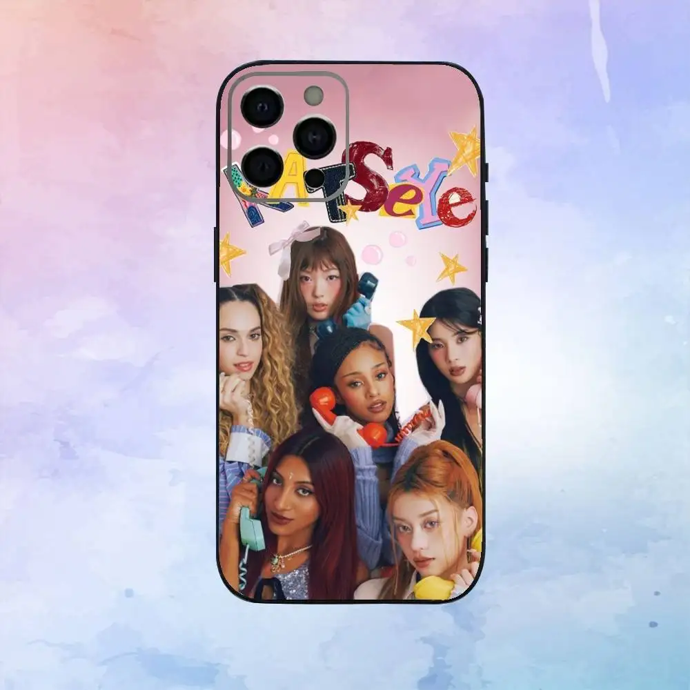 Korea K-Katseyes Shockproof Silicone Phone Case - Stylish and Durable Cover