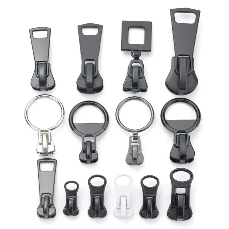5PCS Metal Zipper Sliders for Resin Zippers 3# 5# 8#