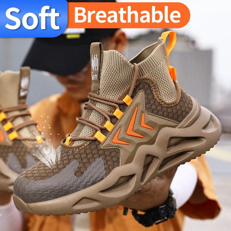 GUYISA Защитная обувь Высокое защитное снаряжение от проколов и износа Идеально подходит для работы на открытом воздухе GUYISA Защитная обувь Высокое защитное снаряжение от проколов и износа Идеально подходит для работы на открытом воздухе