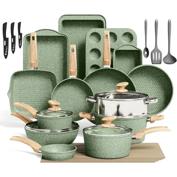 30PC Nonstick Cookware Set 1