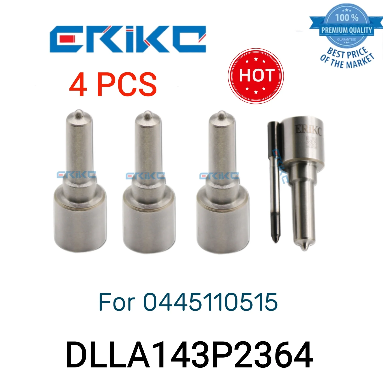 

4 PCS DLLA143P2364 Nozzle Common Rail 0 433 172 364 DLLA 143 P 2364 Original Auto Nozzle DLLA 143P2364 for 0445110515