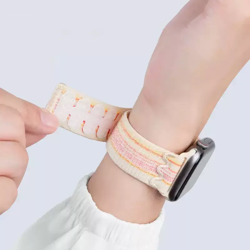 Versatile Nylon Loop Smartwatch Strap Bracelet