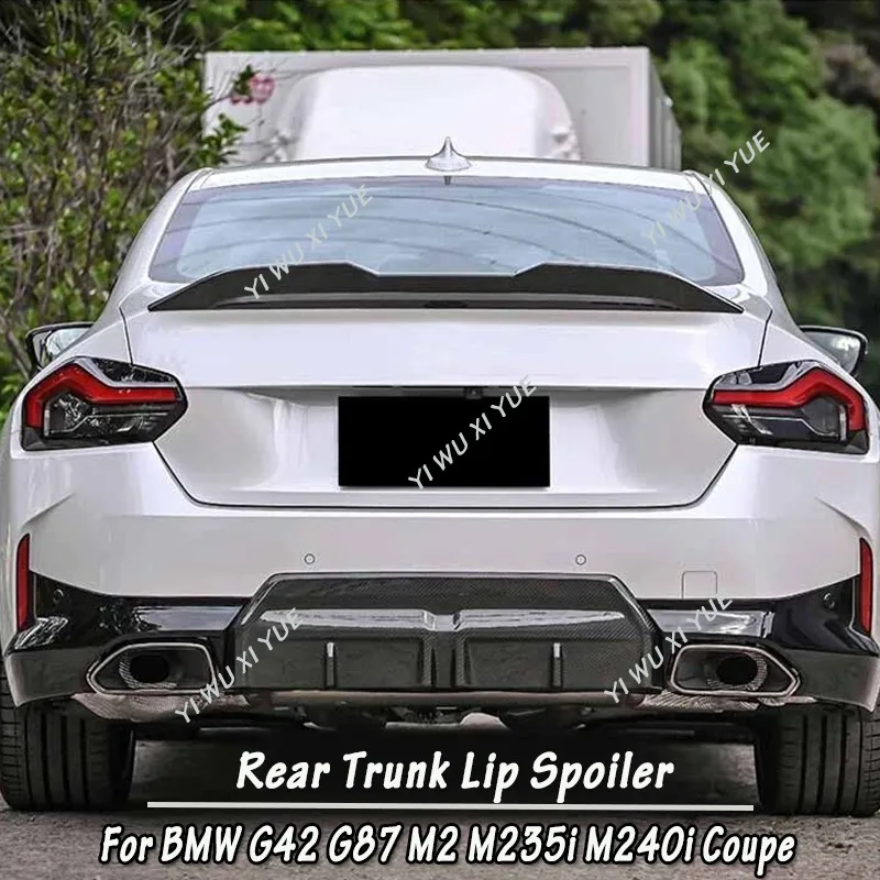 車のトランク用リアスポイラー,BMW G42 g87 m2 220i 230i m235i m240i 