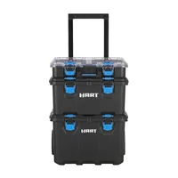 Stack System, Mobile Tool Box for Storage and Organization, Fits 7 Parts Modular  System And Suits HART Power Tools 1