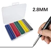 200pcs/box Large Capacity 2.8mm Woodworking Mechanical Pencil Leads, 5Color 2B Replacement Lead, Architects' Marking Accessory 2