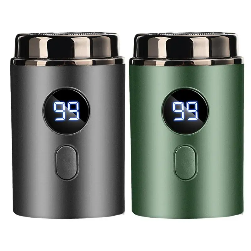 Small Men's Electric Shaver USB Rechargeable Portable Razors Comfortable Easy Travel Mini Beard Body Hair Trimmer Pocket Razors 3
