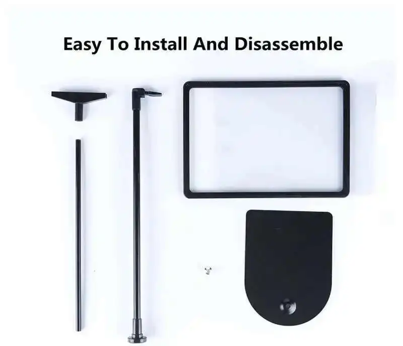A4 Height Adjustable Stainless Steel Poster Display Frame Promotion Sign Holder Cardboard Display Racks Stand