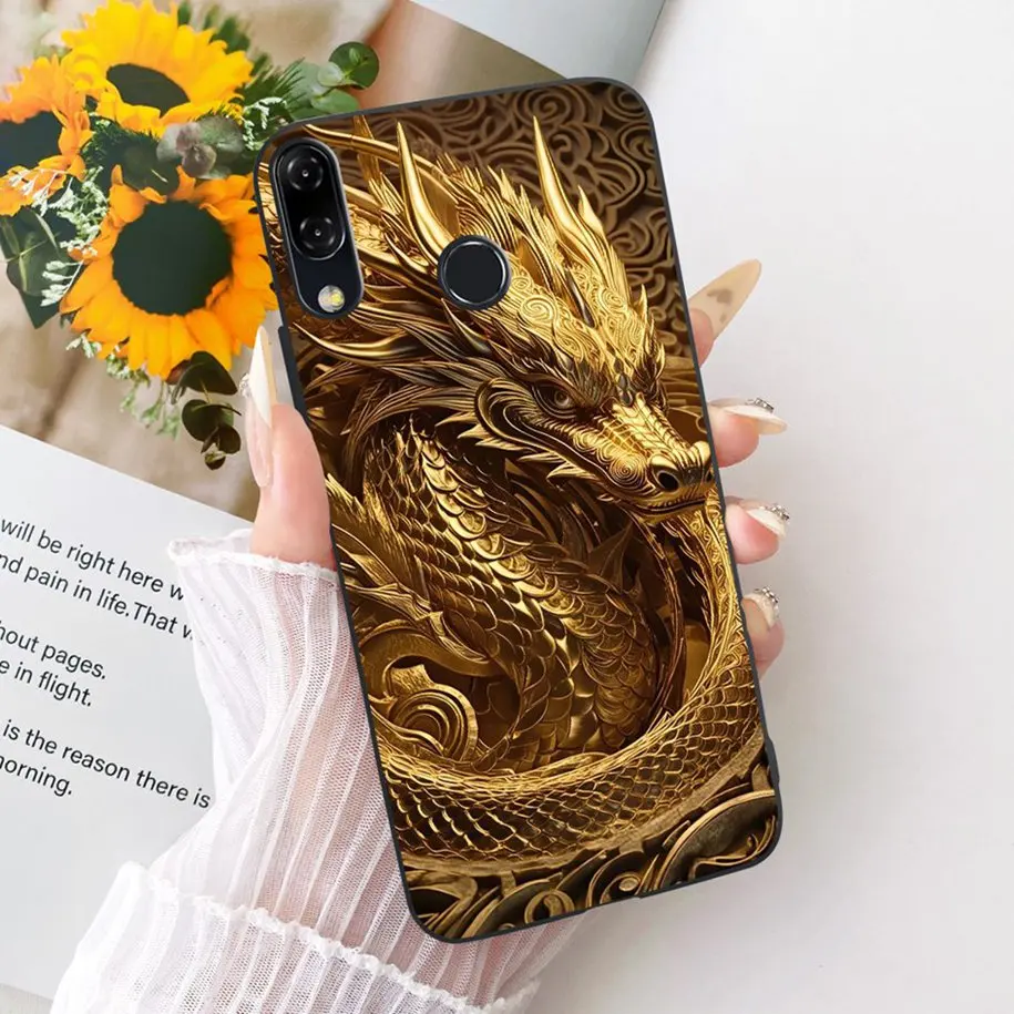 Stylish Black Soft TPU Phone Case - Sleek Protective Cover