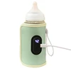 Portable Milk Bottle Warmer Bag Case 20 Temp Level Baby Feeding Bottle Insulation Sleeve Heating Cover Travel Essential 4