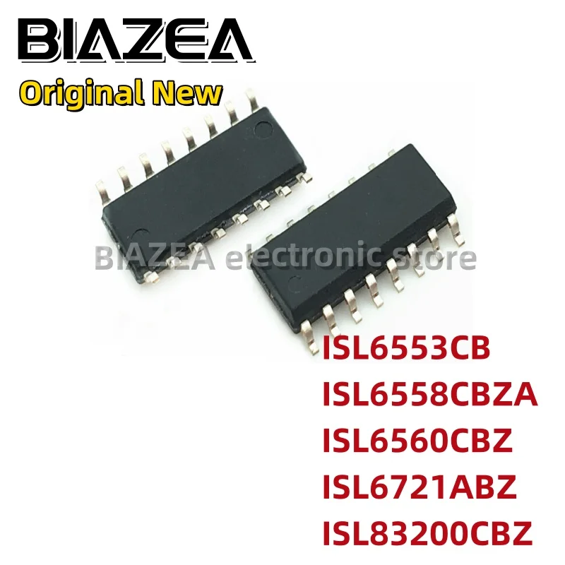 

Набор схем ISL6553CB ISL6558CBZA ISL6560CBZ ISL6721ABZ ISL83200CBZ SOP16, 1 шт.