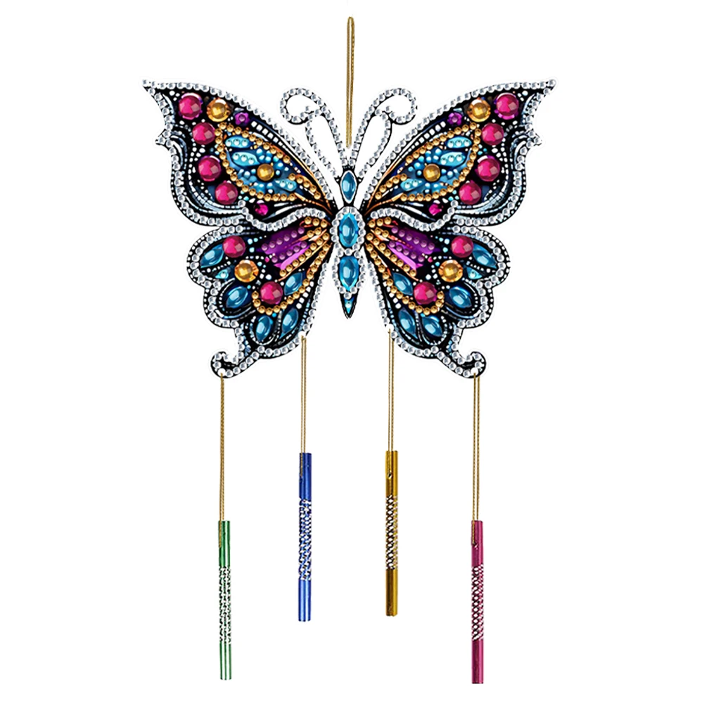 Diamond Painting Bambini Wind Chimes Diamond Painting Campanelli Eolici 5D Diamond Painting Kit Campane a Vento Lavoretti Creativi Per Regali Per Ragazze, Decorazioni Natalizie Per Il Giardino