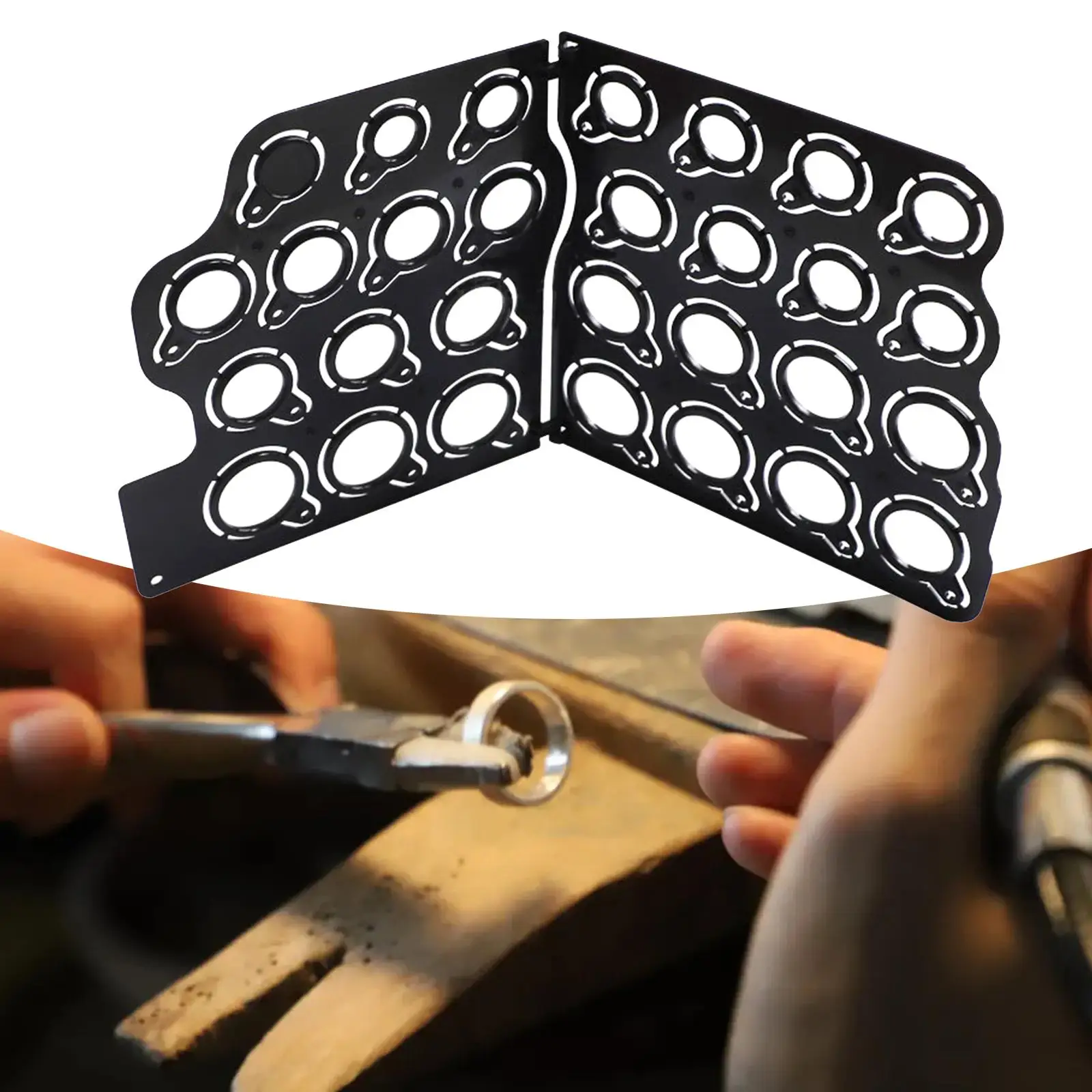

Ring Sizer Measuring Tool Reusable Measure Finger Size Accurately Comfortable