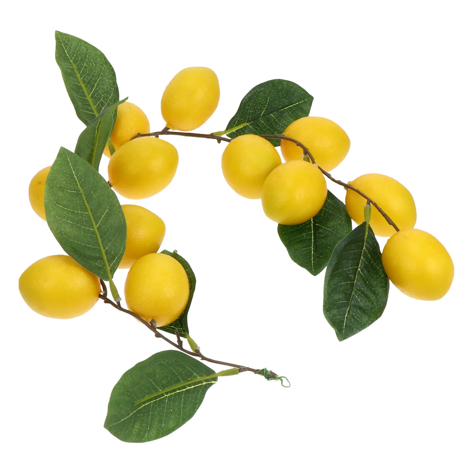 

Simulation Lemon Rattan Hanging Artificial Adornment Wedding Decorations Lemons Wreath Ornament