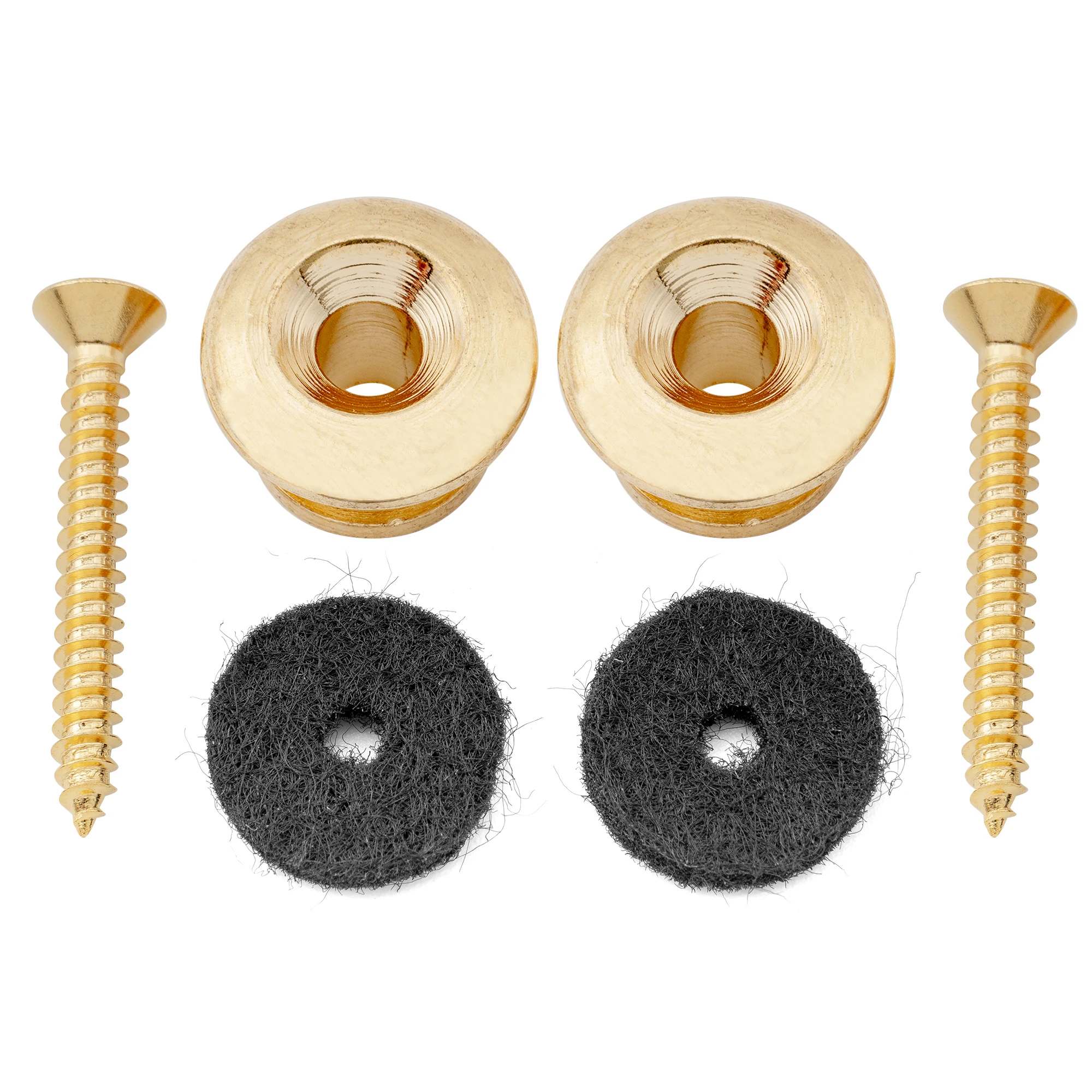 Musiclily Pro 14 mm Stahl-G-Typ-Gurtknopf-Endstifte für akustische E-Gitarre, Bass (2er-Set) – Detail 15