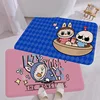 Labubu Banner Art Printing Floor Mat INS Style Soft Bedroom Floor House Laundry Room Mat Anti-skid Household Carpets 2