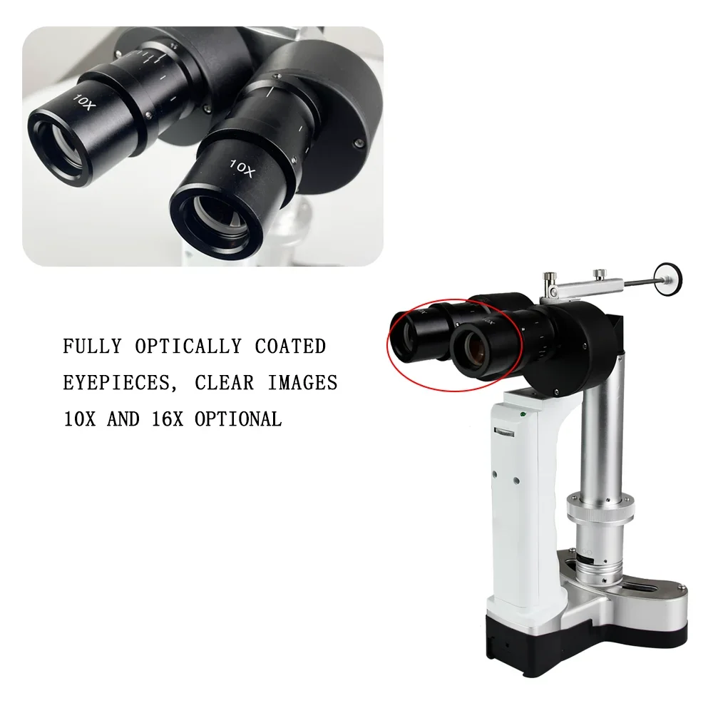High Quality Ophthalmic Handheld Led Portable Slit Lamp Surgical Microscope Medical Diagnostic Equipment PL-200