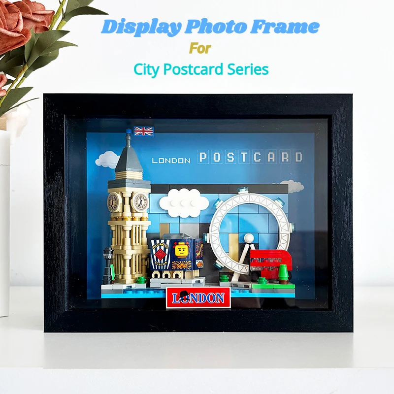 Dustproof Display Photo Frame for Lego City Postcard Series Display ...