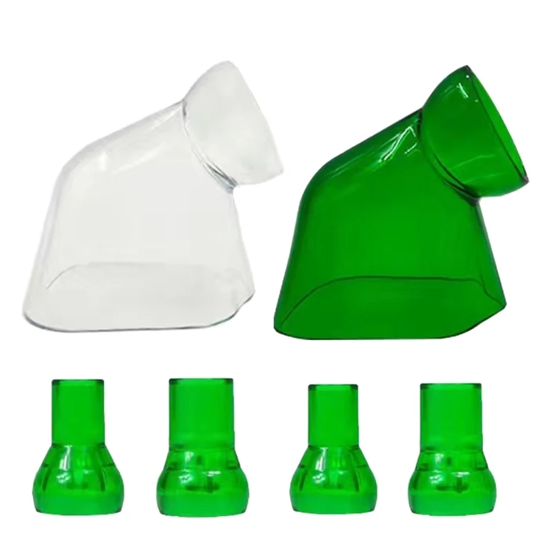 

Aquarium Mini Glass Lily Outflow Pipe for Tank Filter System Slow Natural Waterflow Water Outlet Set Green/Clear