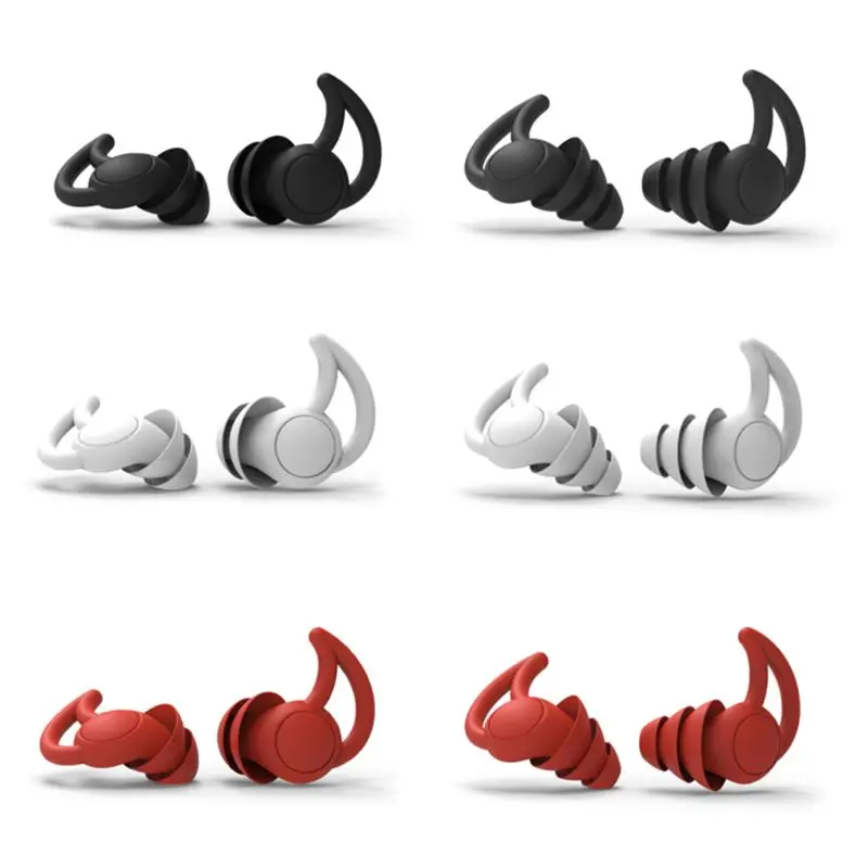 

Ear Plugs for Sleeping Noise Reduction Comfortable Silicone Blocking Earplugs 2X