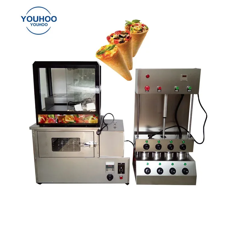 Italy Pizza Cone Machine Kono Cone Pizza Molding Machine With Cheap Price