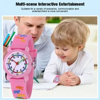 Kids Watches 3D Cute Cartoon Waterproof Silicone Children Toddler Wrist Watch for 3-10 Year Girls Boys Little Child Clock Gifts 2