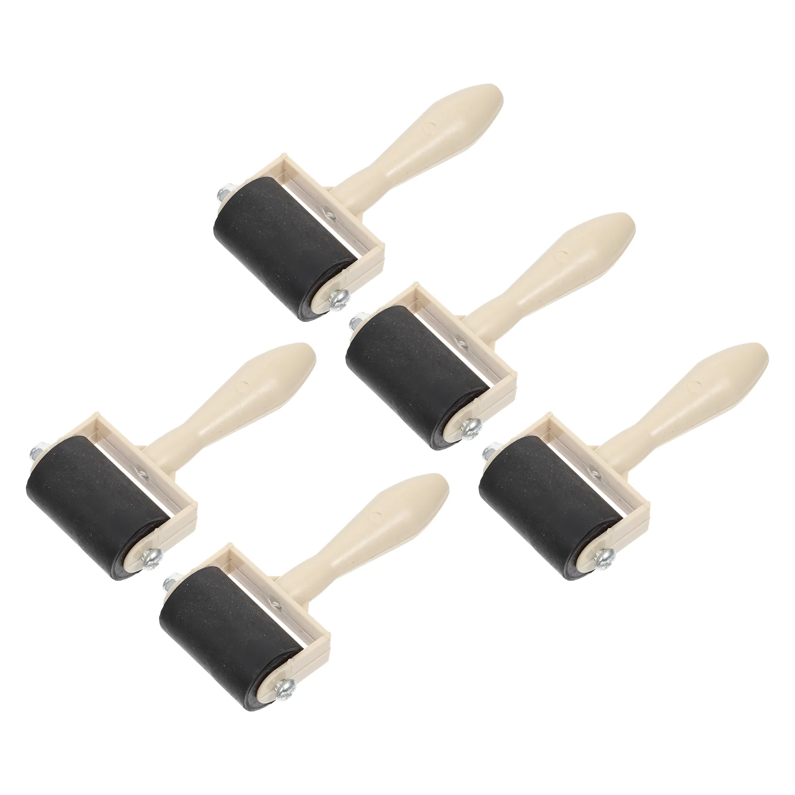 

5 Pcs Printmaking Roller Plumbing Tools Stamping Printing Ink Floor Painting Supplies DIY Craft Plastic Glue Child For Crafting