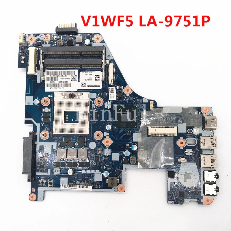 High Quality For NEC V1WF5 Laptop Motherboard VIWF5 LA-9751P SLJ8C HM77 DDR3 100% Full Tested Working Well Free Shipping best motherboard for office pc