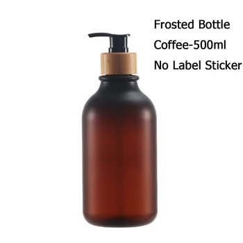 1Pcs 500Ml สีขาว Soap Dispenser แชมพูขวดห้องน้ำสบู่ขวดขนาดใหญ่-ความจุโลชั่นกดพลาสติกขวด 16