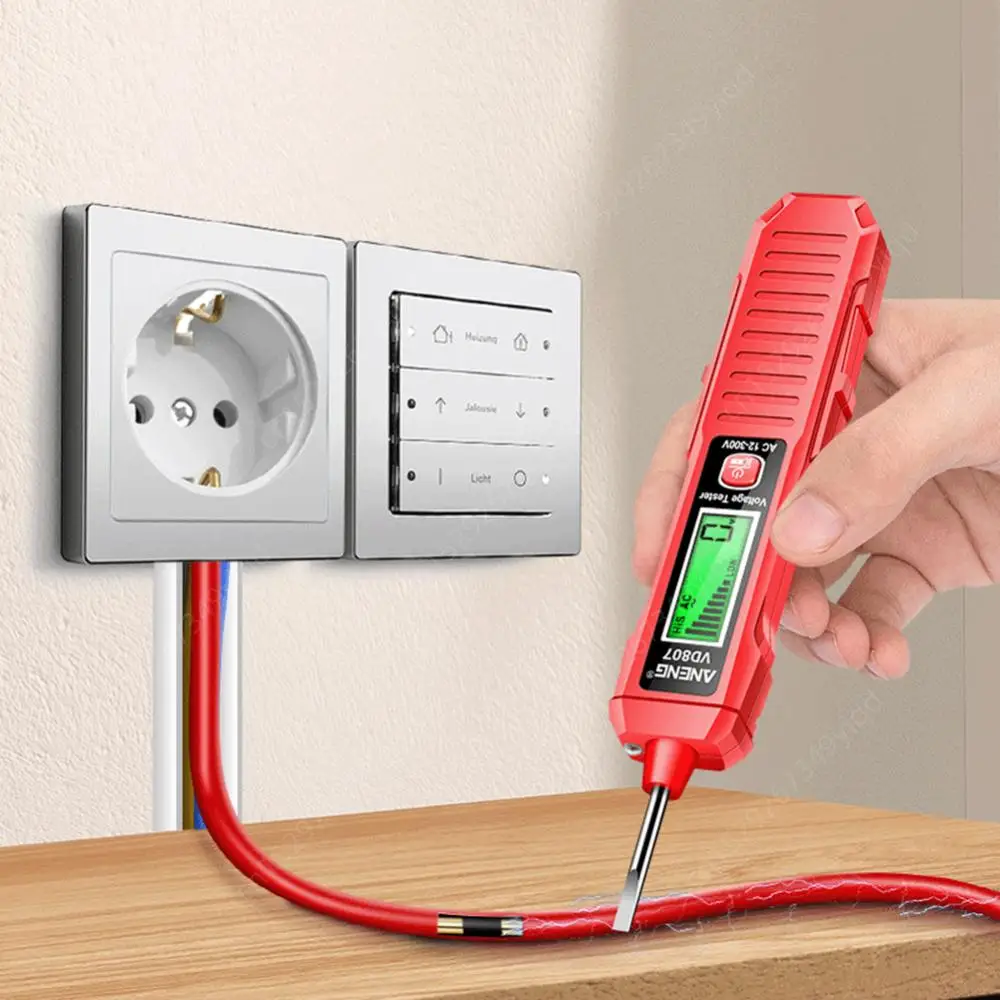 ANENG   ׽ ׽Ʈ 潽, LCD ÷ LED   Ʈ ˶, 12-300V  , VD807, 50Hz, 60Hz