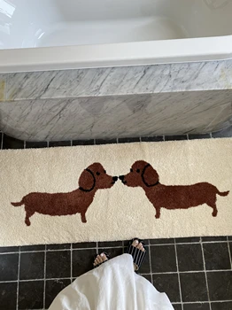 Dachshund Dog Bathing Mat 1