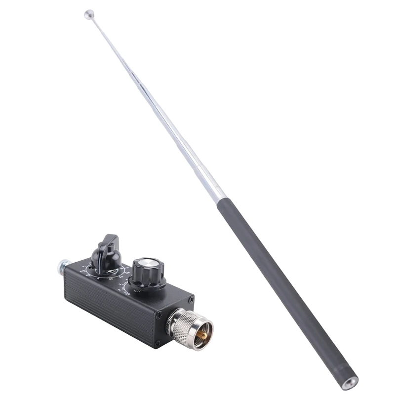 Hamgeek Mini-ANT 20W QRP Shortwave All Band Tuned Antenna Tuner With M-Head 5Mhz-55Mhz