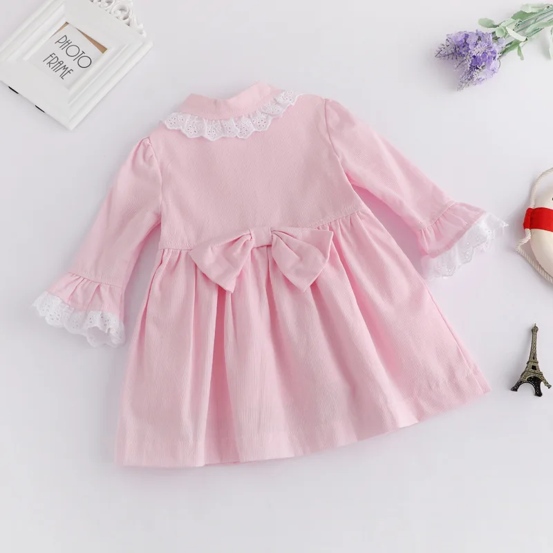 Robes De Fille 2024 Lolita Filles Espagnoles Bébé Princesse Smockée