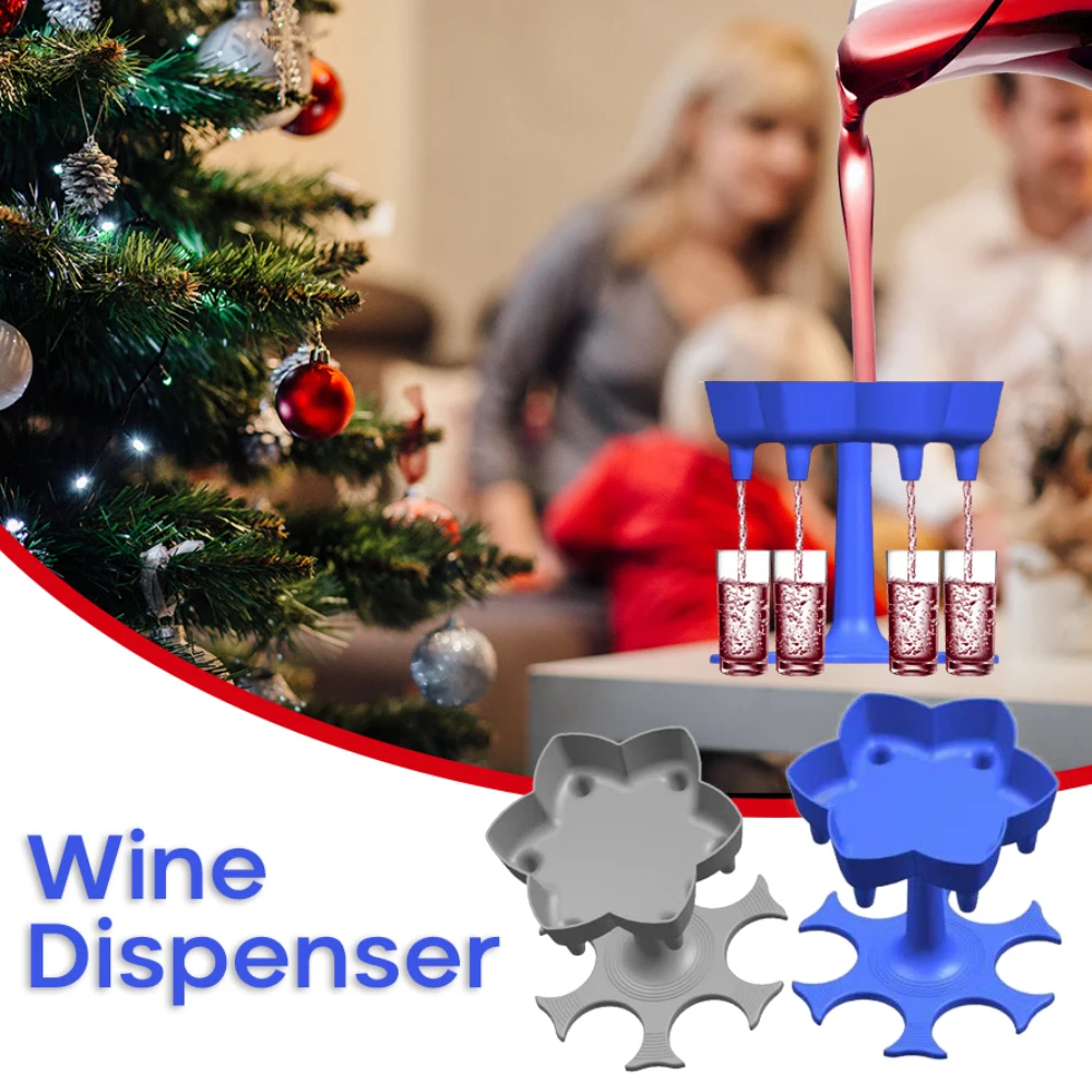 

Shot Glass Dispenser Holder Carrier Caddy Liquor Dispenser Party Beverage Drinking Games Bar Cocktail Wine Quick Filling Tool