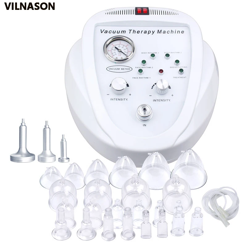 

New Breast Enlargement Machine Butt Lifting Vacuum Therapy Cellulite Cupping Massager Body Shaping Skin Tightening Massage Tools