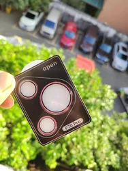 Glitter Ring Tempered Glass Camera Lens Protector, Bling Back Cover Lens Cap for Pura 70ProPlus (Pink - Bling)