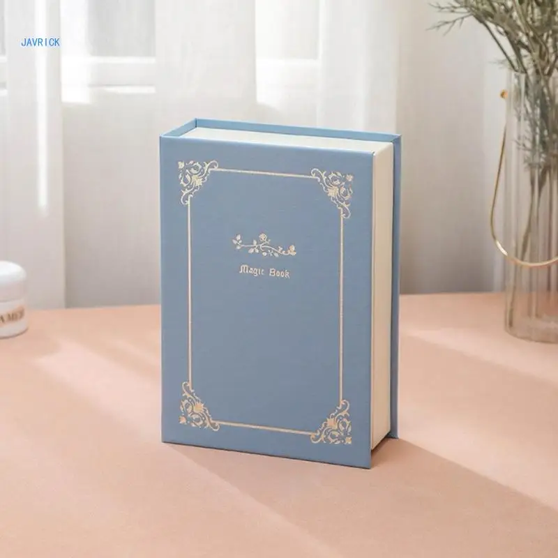 High-end Book Jewelry Storage Box Ring Pendant Earring Box European PU Box
