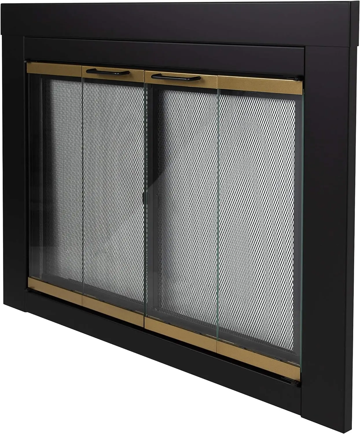 AR-1021 Arrington Fireplace Glass Door, Black, Medium 6