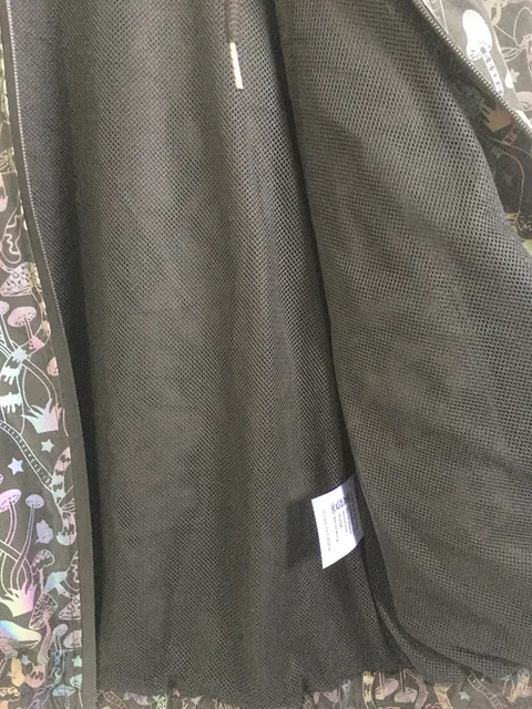 Holographic Reflective Mushroom Pattern Jacket 6