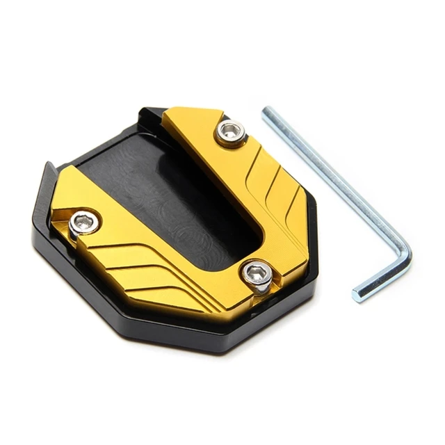 Universal Scooter Motorcycle Bike Kickstand Extender Foot Side Stand Extension Pad Support Plate Anti Skid Enlarged Base I.1017849152 - View #3