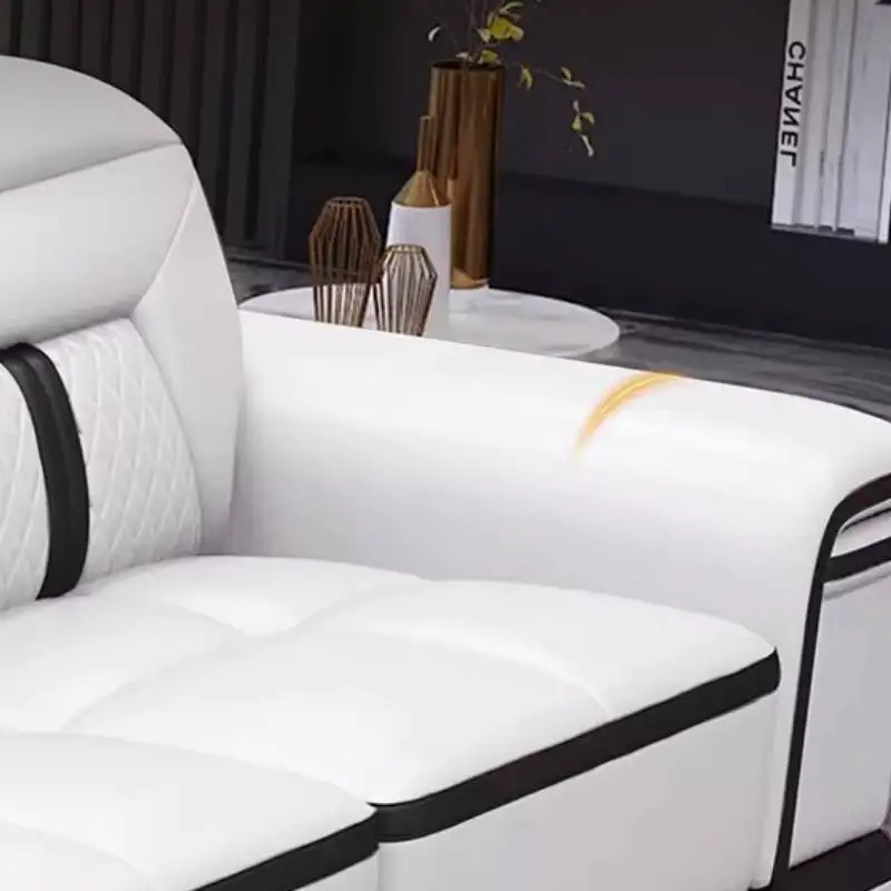Lazy Gray Electric Sofas Armrest Luxury European Smart Curved Living Room Sofas Massage Relax Sofa Wohnzimmer Furniture For Home 6