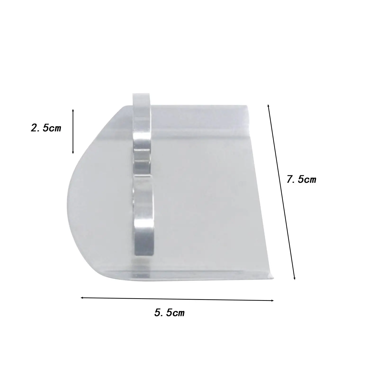2x Finger Guards for Cutting, Stainless Steel Knife Cutting Finger Protectors Adjustable Safe Slice Hand Guard