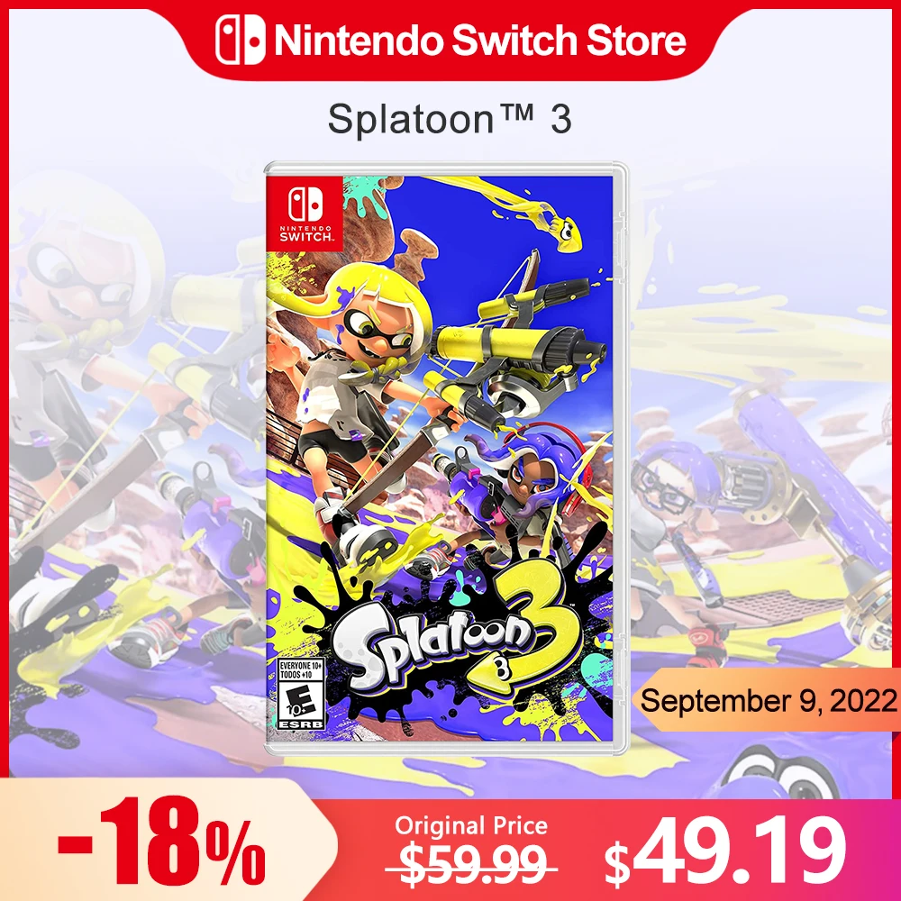 Splatoon 3 Nintendo Switch Game Deals 100% Ufficiale Originale Gioco Fisico Card Action Multiplayer Genere Per Switch Oled Lite