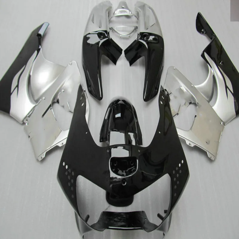 

Серебристо-черные Обтекатели из АБС-пластика подходят для Honda CBR900RR 919 1998 1999 98 99 CBR919RR мотоциклетный Комплект кузова