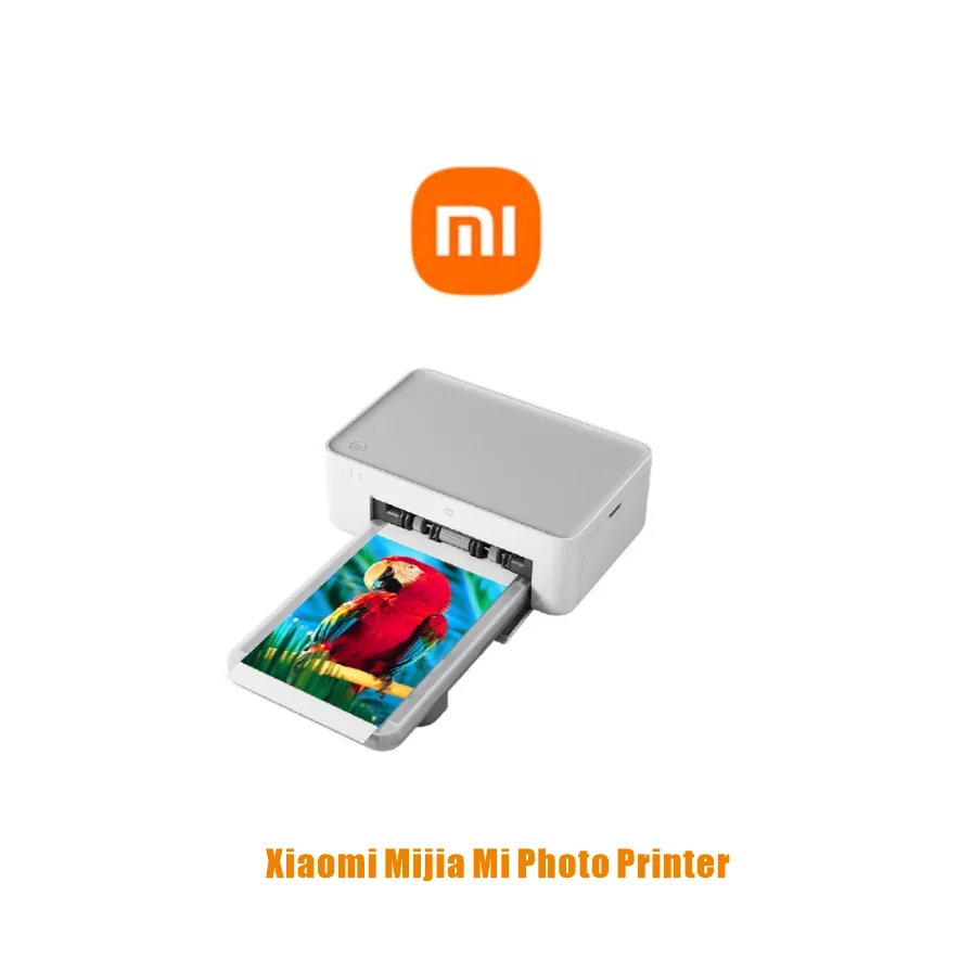 Xiaomi Mijia Photo Printer 1S Haute Définition Couleur Sublimation 3/6  Pouces Portable Photo Papier Portable Smart APP Imprimante À Distance Du  115,46 €